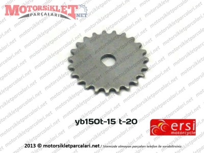 Ersi Motor YB150T-15 T-20 Yağ Pompa Zincir Dişlisi